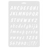 Koh-i-noor szablon alfabet 07 17,5 x 26 cm - sklep plastyczny - szał d