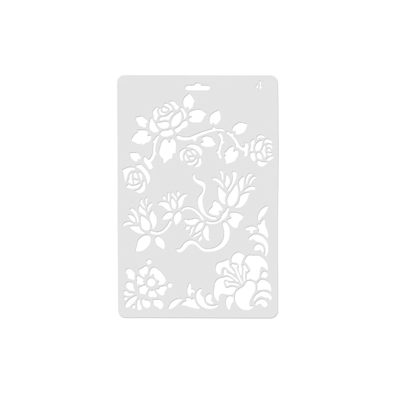 Koh-i-noor szablon rozkwitające kwiaty 04 17,5 x 26 cm - sklep plastyc