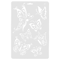 Koh-i-noor stencil butterflies 08 17.5 x 26 cm