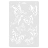 Koh-i-noor stencil butterflies 08 17.5 x 26 cm