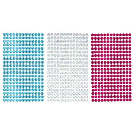 Dp craft self-adhesive crystals 6 mm 260 pcs