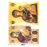 Rice paper for decoupage mary icons A4 ITD R0574