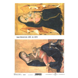 Papier ryżowy do decoupage madonna z dzieciątkiem A4 ITD R1624 - sklep