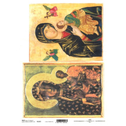 Papier ryżowy do decoupage madonna z dzieciątkiem A4 ITD R1621 - sklep