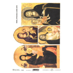 Rice paper for decoupage giotto di bondone A4 ITD R1623