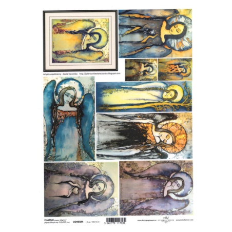 Decoupage paper beata raczynska A4 ITD D0493M