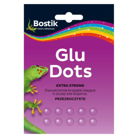 Bostik glu dots extra strong kropki klejące - sklep plastyczny - szał