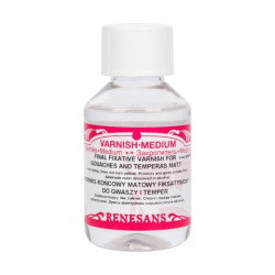 Renesans final matte fixative varnish for gouache and tempera 100 ml