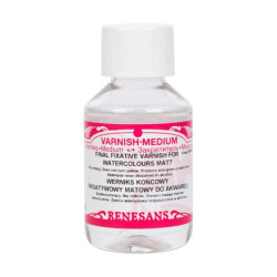 Renesans final matte fixative varnish for watercolors 100ml