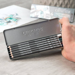 Cretacolor aquagraph set of 6 watercolor crayons