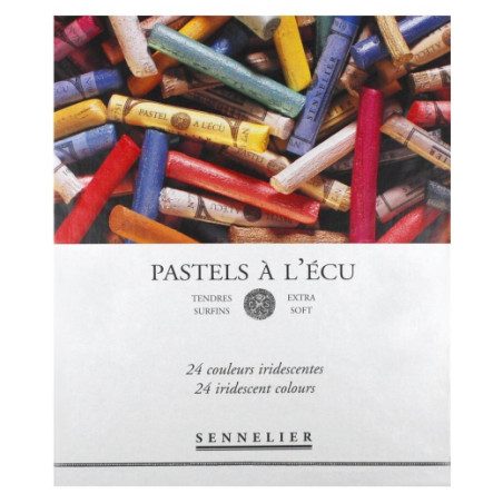 Sennelier iridescent zestaw 24 pasteli suchych - sklep plastyczny - sz