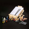Campus discovery easel zestaw farb 12 akrylowych 21 ml ze sztalugą i a