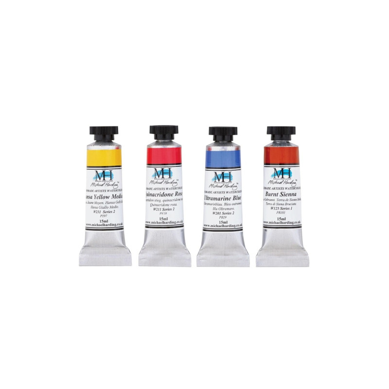 Michael Harding brienne brown introductory set of 4 watercolors 15 ml