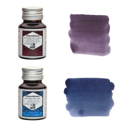 Rohrer&Klingner zestaw nr 4 z 2 atramentami 50 ml i szklanym piórem -