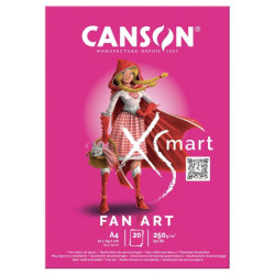 Canson xsmart fan art block A4 250g 20 arks