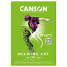 Canson xsmart drawing art blok A4 150g 40 ark - sklep plastyczny - sza
