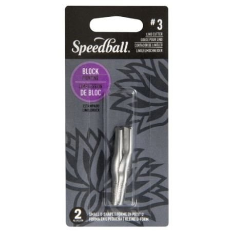 Speedball 2 ostrza do dłutek do linorytu nr 3 małe U - sklep plastyczn
