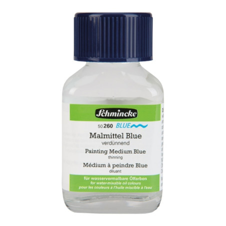 Schmincke painting medium blue for paint thinning 60 ml