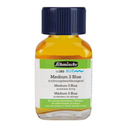 Schmincke medium 3 blue spowalniające schnięcie 60 ml - sklep plastycz