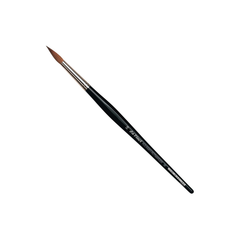 Da Vinci kolinsky-rotmarder round natural brushes series 36