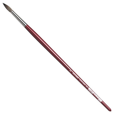 Da Vinci black sable round natural brushes series 1640