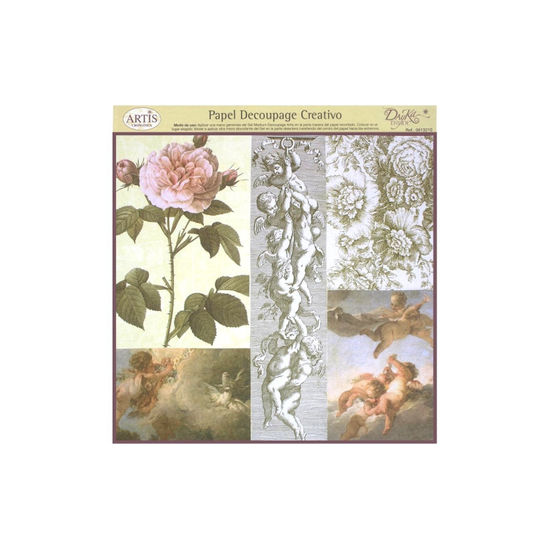 Dayka papier do decoupage 32x31cm 0813210 - sklep plastyczny - szał dl