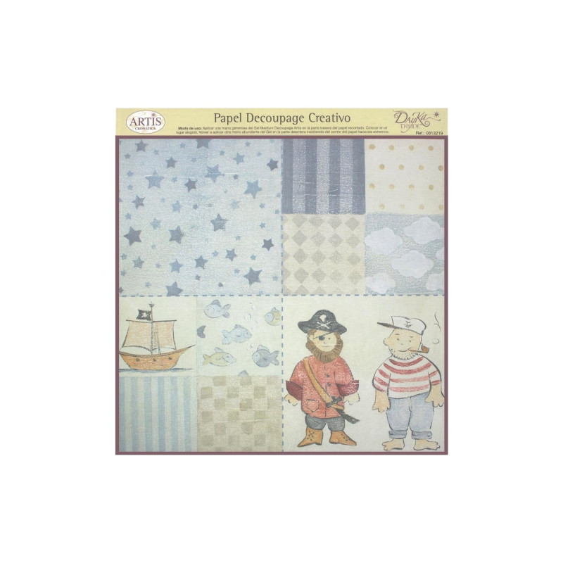 Dayka papier do decoupage 32x31cm 0813219 - sklep plastyczny - szał dl