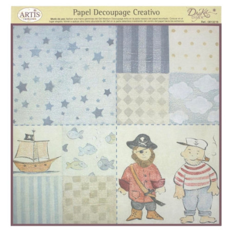 Dayka papier do decoupage 32x31cm 0813219 - sklep plastyczny - szał dl