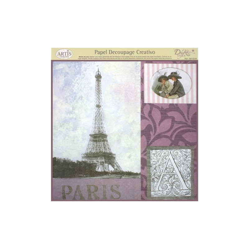 Dayka papier do decoupage 32x31cm 0813244 - sklep plastyczny - szał dl