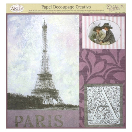 Dayka papier do decoupage 32x31cm 0813244 - sklep plastyczny - szał dl