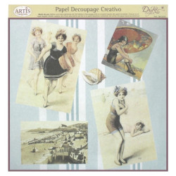 Dayka papier do decoupage 32x31cm 0813278 - sklep plastyczny - szał dl