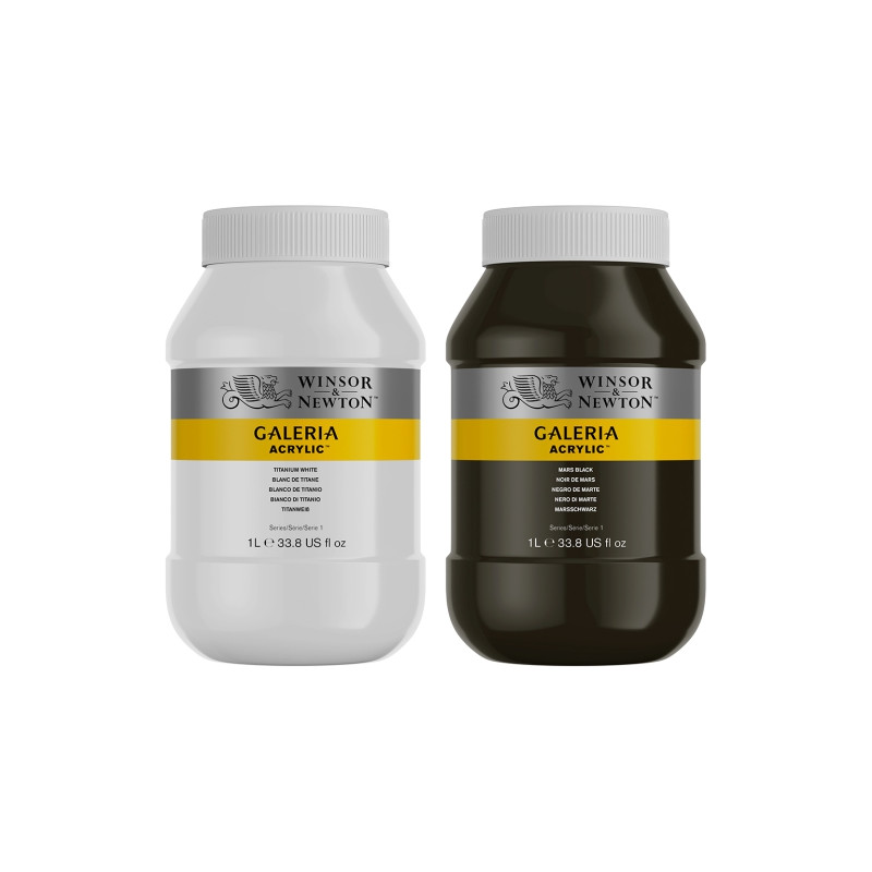 Winsor&Newton galeria farby akrylowe 1000ml - sklep plastyczny - szał