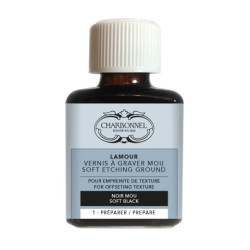 Charbonnel lamour graphic varnish black soft 75 ml