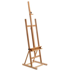 Studio easel tiber with foot
