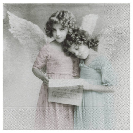 Sagen decoupage napkin 14-2080 angel reading