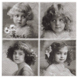 Sagen decoupage napkin 15-80017 vintage children