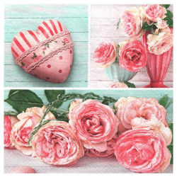 Decoupage napkin Poppies 4-042301 roses