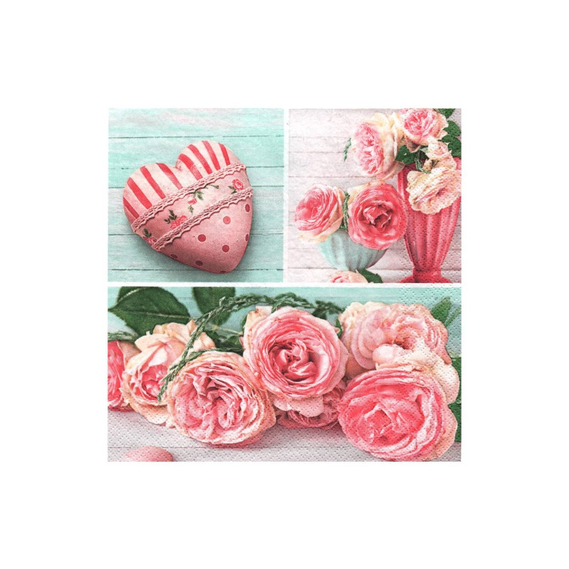 Decoupage napkin Poppies 4-042301 roses