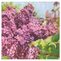 Serwetka do decoupage Maki 13-SLWI002101 lilak - sklep plastyczny - sz