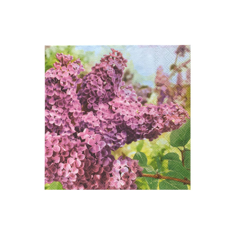 Decoupage napkin Poppies 13-SLWI002101 lilac