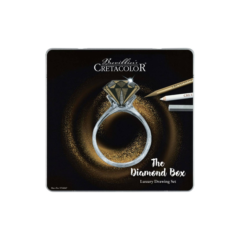 Cretacolor diamond box drawing set 15 elements