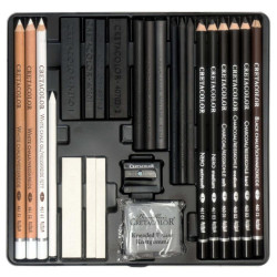 Cretacolor black&white sketch set 25 pieces