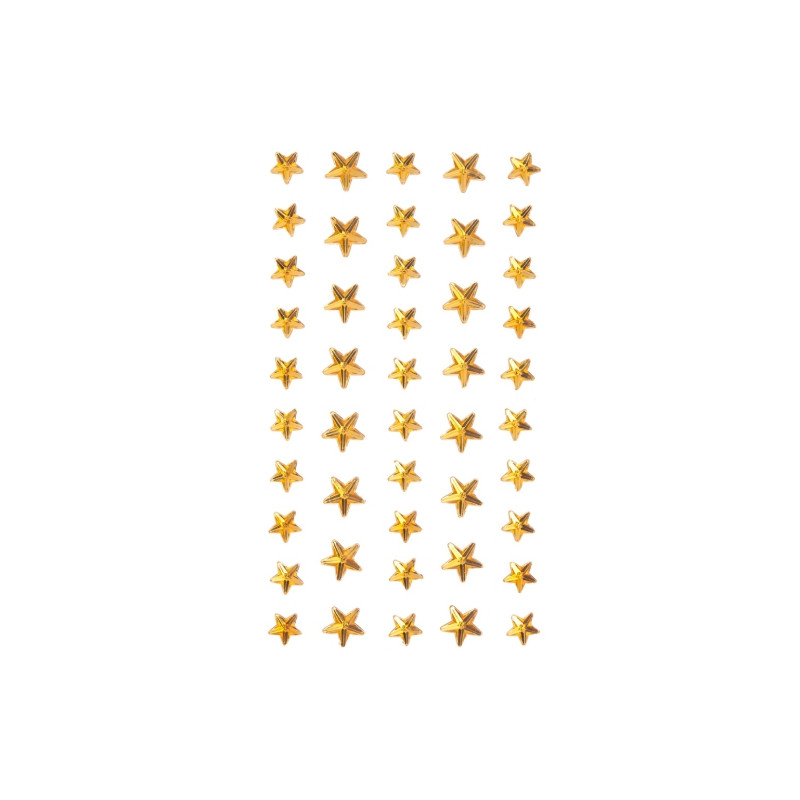 DP Craft gold critters adhesive stars 46 pieces