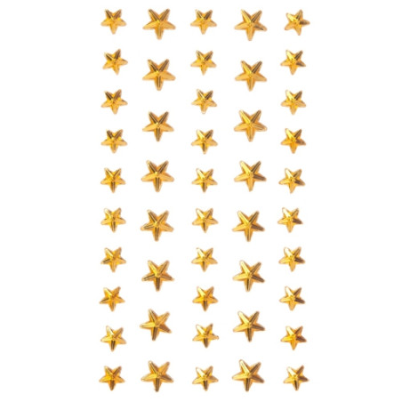 DP Craft gold critters adhesive stars 46 pieces