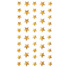 DP Craft gold critters adhesive stars 46 pieces