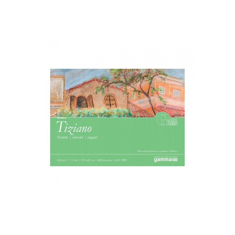 Blok Gamma tiziano do pasteli 160gr 15ark 32,5x45cm - sklep plastyczny