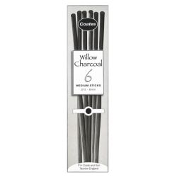 Coates willow natural charcoal 6pcs