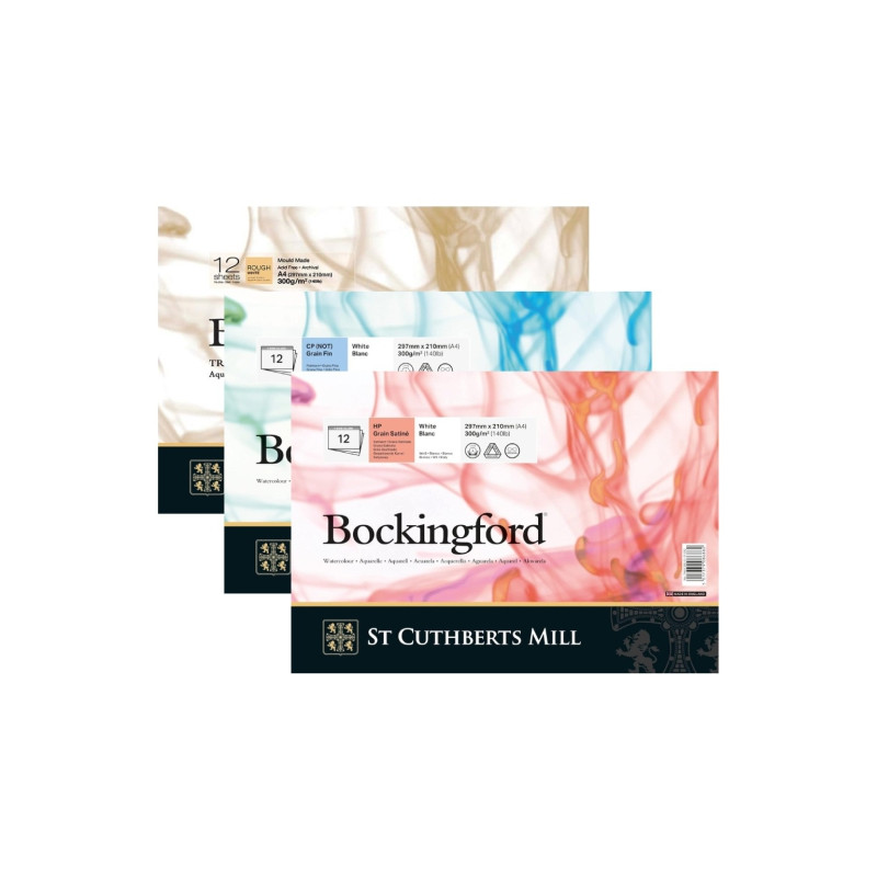 Bockingford watercolour block 300g 12ark