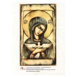 Arabeska papier ryżowy a5 I5 madonna z gołębicą  - sklep plastyczny -