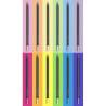 Faber-Castell black edition set of 12 neon and pastel triangular penci